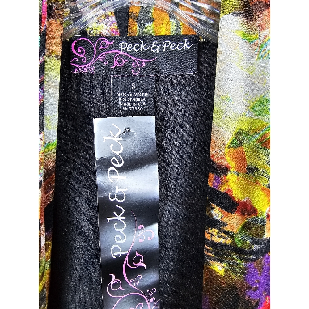 Nwt Peck & Peck Open Front Boho Cardigan Women's … - image 5